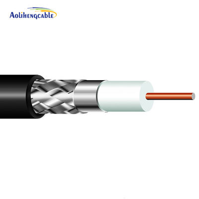 Logotipo personalizado RG 59 cabo coaxial para CCTV / CATV de alto desempenho