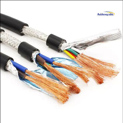 2 3 4 5 6 Core RVVP Shielded Cable 5.5mm-8mm OD Alta Durabilidade