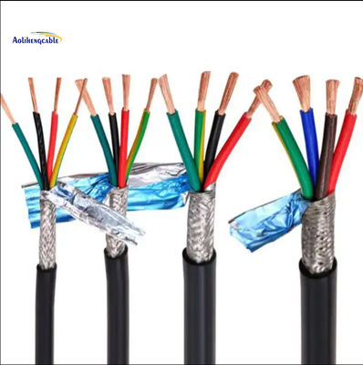 2 3 4 5 6 Core RVVP Shielded Cable 5.5mm-8mm OD Alta Durabilidade