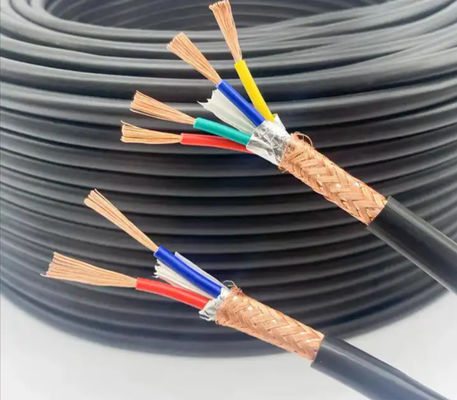 2 3 4 5 6 Core RVVP Shielded Cable 5.5mm-8mm OD Alta Durabilidade