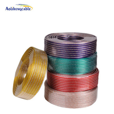 20 AWG OFC CCA cabo de alto-falante com suporte de bainha de PVC personalização