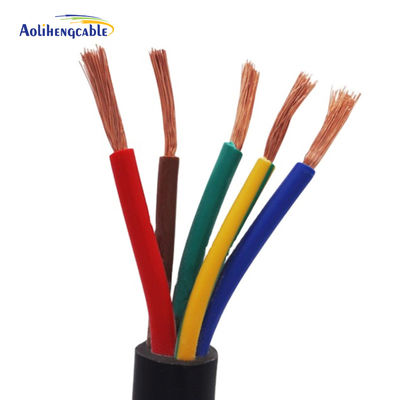 RVV 4-Core 0.75 1.0 1.5 2.5MM Cable de Controle de Potência Cor Personalizada