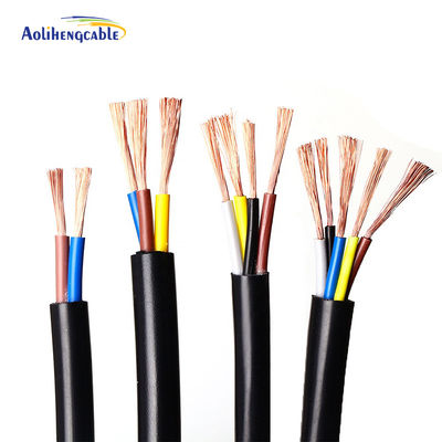 RVV 2 3 4 5-Core 0,75 1,0 1,5 2,5 mm Cable de controle de potência Alta durabilidade